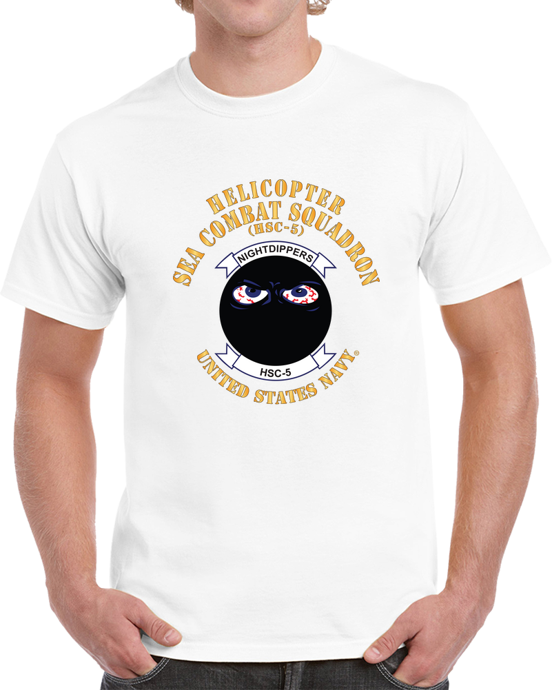 Navy - Helicopter Sea Combat Squadron 5 (HSC-5) X 300 T Shirt