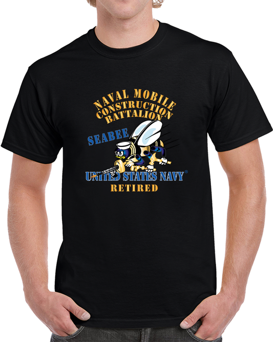 Navy - Seabee - Retired X 300 T Shirt