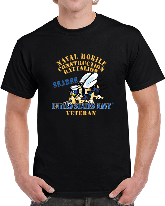 Navy - Seabee - Veteran X 300 T Shirt