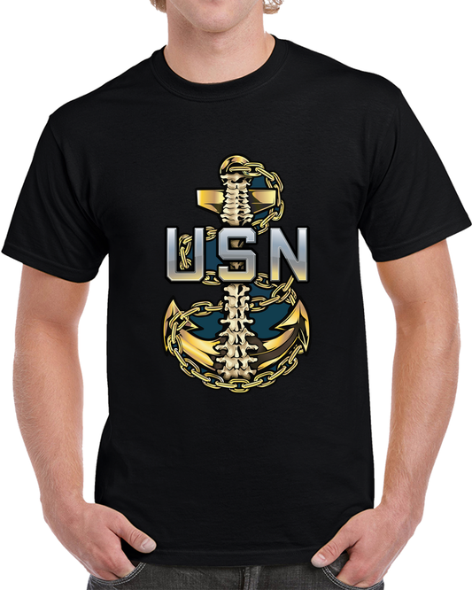US Navy - Anchor Bone Wo Txt X 300 T Shirt