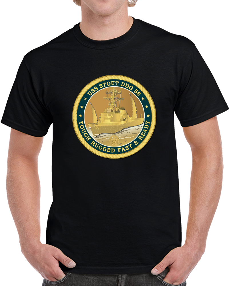 Navy - USS Stout (DDG-55) Wo Txt X 300 T Shirt