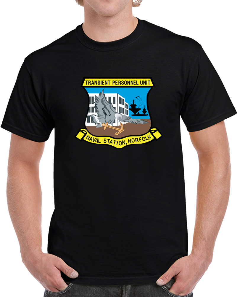 Navy - Transient Personnel Unit - Naval Station Norfolk Wo Txt X 300 T Shirt