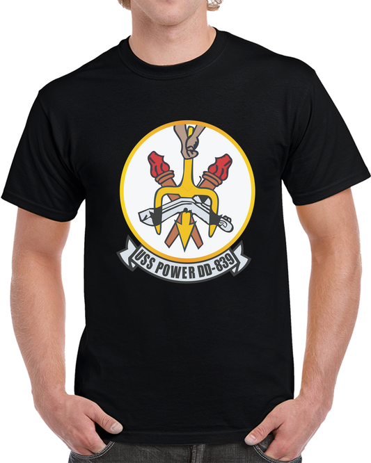Navy - USS Power (DD-839) Wo Txt X 300 T Shirt
