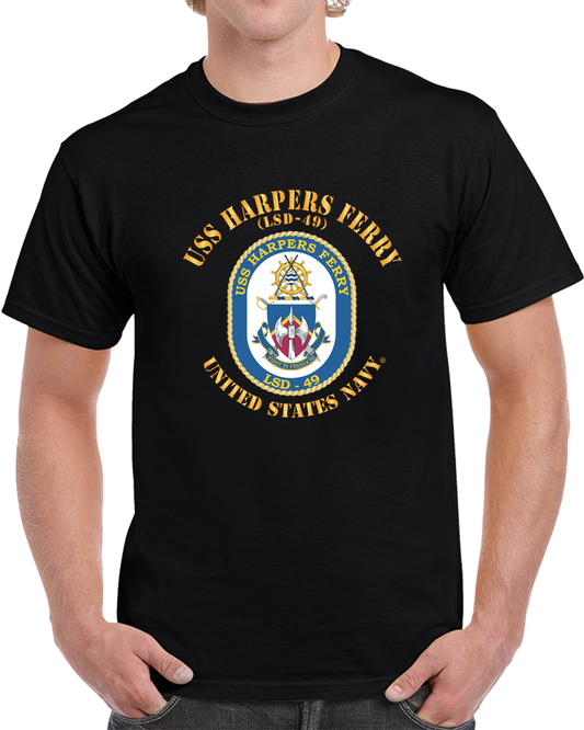Navy - USS Harpers Ferry (LSD-49) X 300 T Shirt