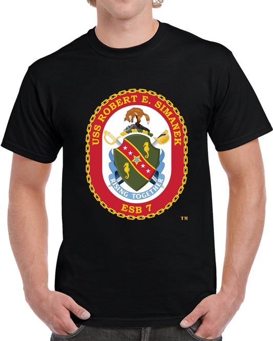 Navy - USS Robert E. Simanek (ESB-7) Wo Txt X 300 T Shirt