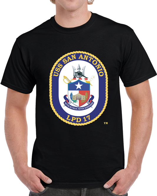 Navy - USS San Antonio (LPD-17) Wo Txt X 300 T Shirt