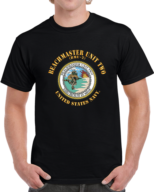 Navy - Beachmaster Unit Two (BMU-2) X 300 T Shirt