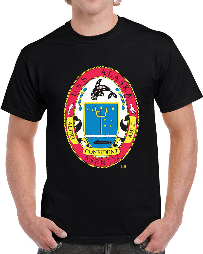 Navy - USS Alaska (SSBN-732) Wo Txt X 300 T Shirt