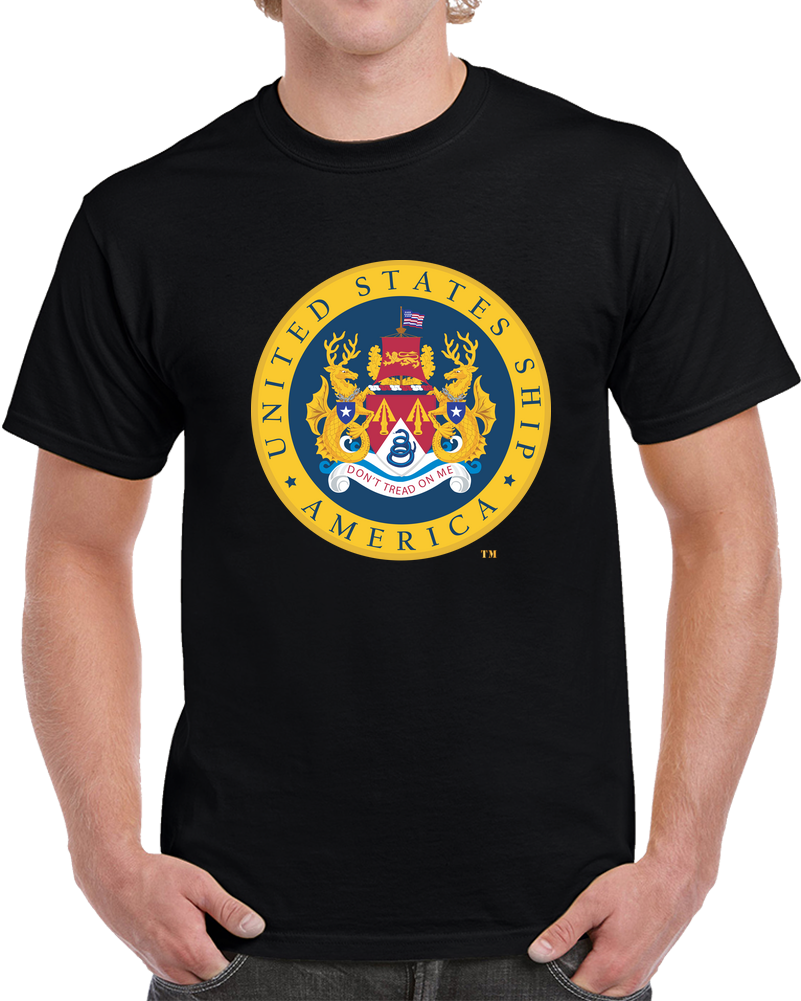Navy - USS America (CV-66) Wo Txt X 300 T Shirt