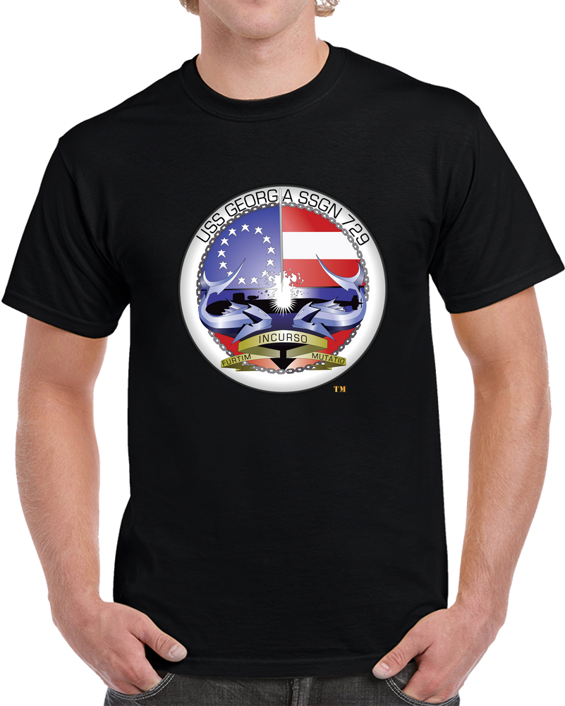 Navy - USS Georgia (SSGN-729) Wo Txt X 300 T Shirt