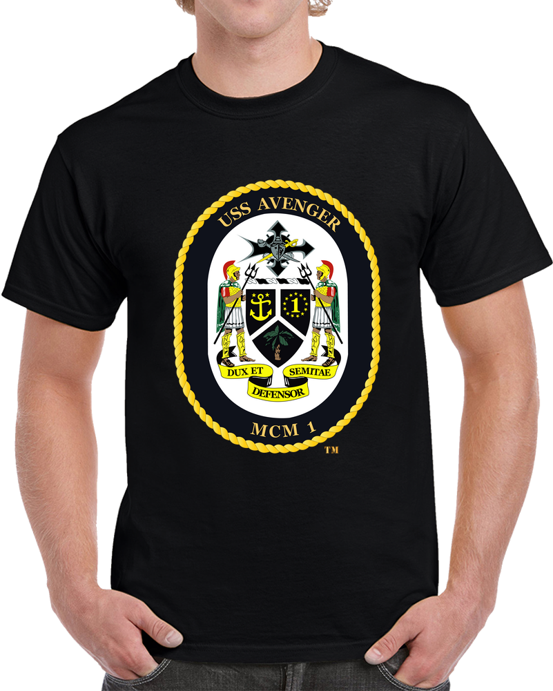Navy - USS Avenger (MCM-1) Wo Txt X 300 T Shirt