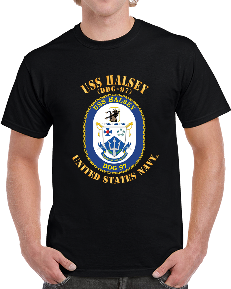 Navy - USS Halsey (DDG-97) X 300 T Shirt