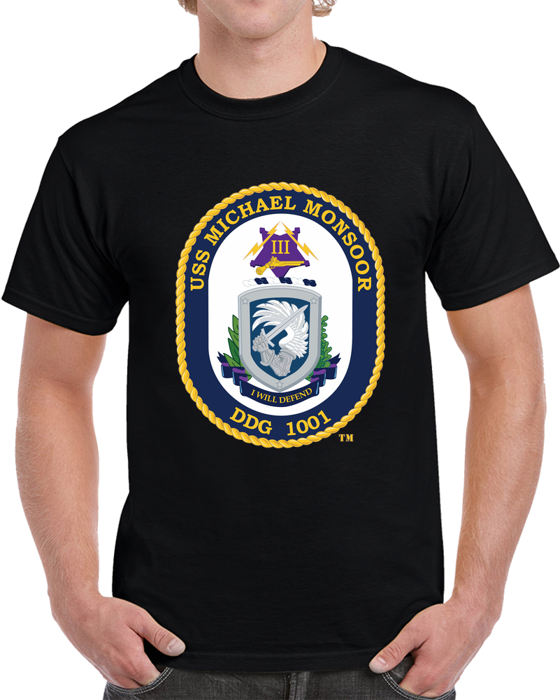 Navy - USS Michael Monsoor (DDG-1001) Wo Txt X 300 T Shirt