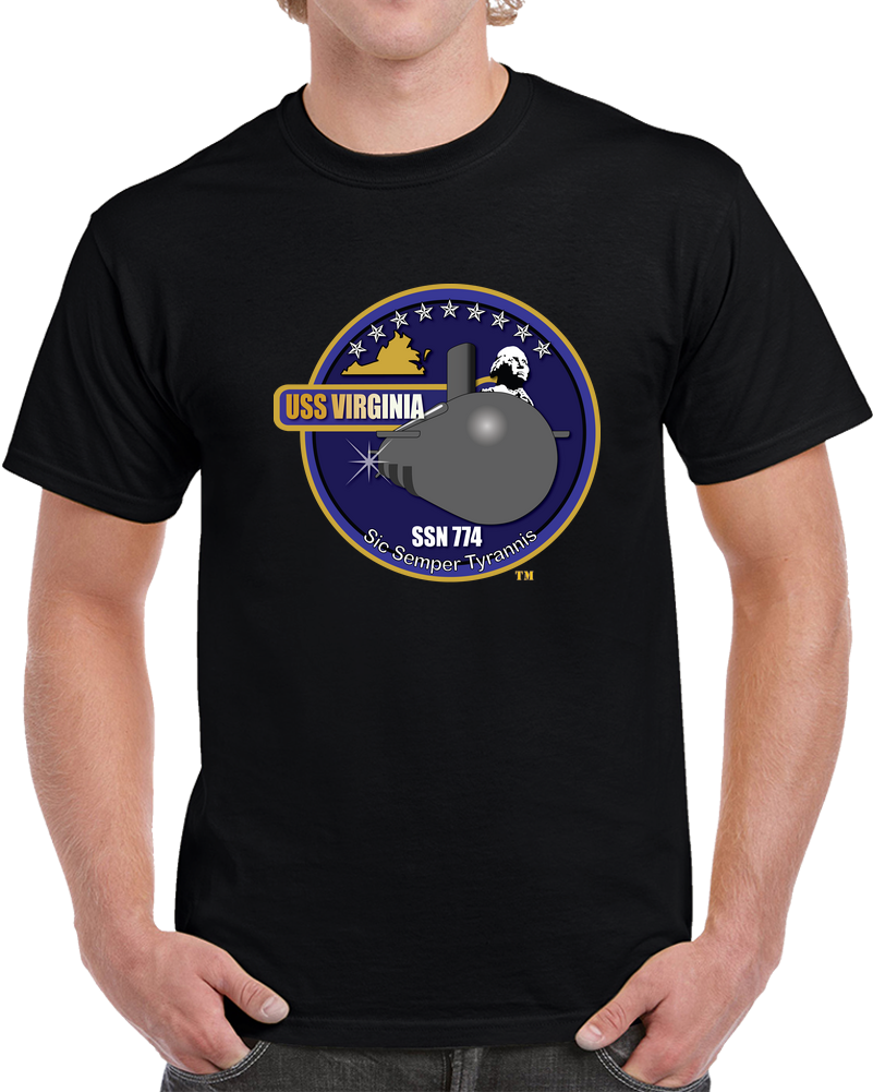 Navy - USS Virginia (SSN-774) Wo Txt X 300 T Shirt