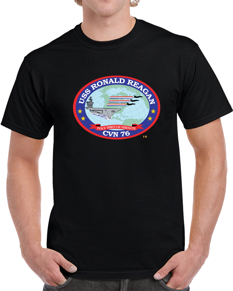 Navy - USS Ronald Reagan (CVN-76) Wo Txt X 300 T Shirt