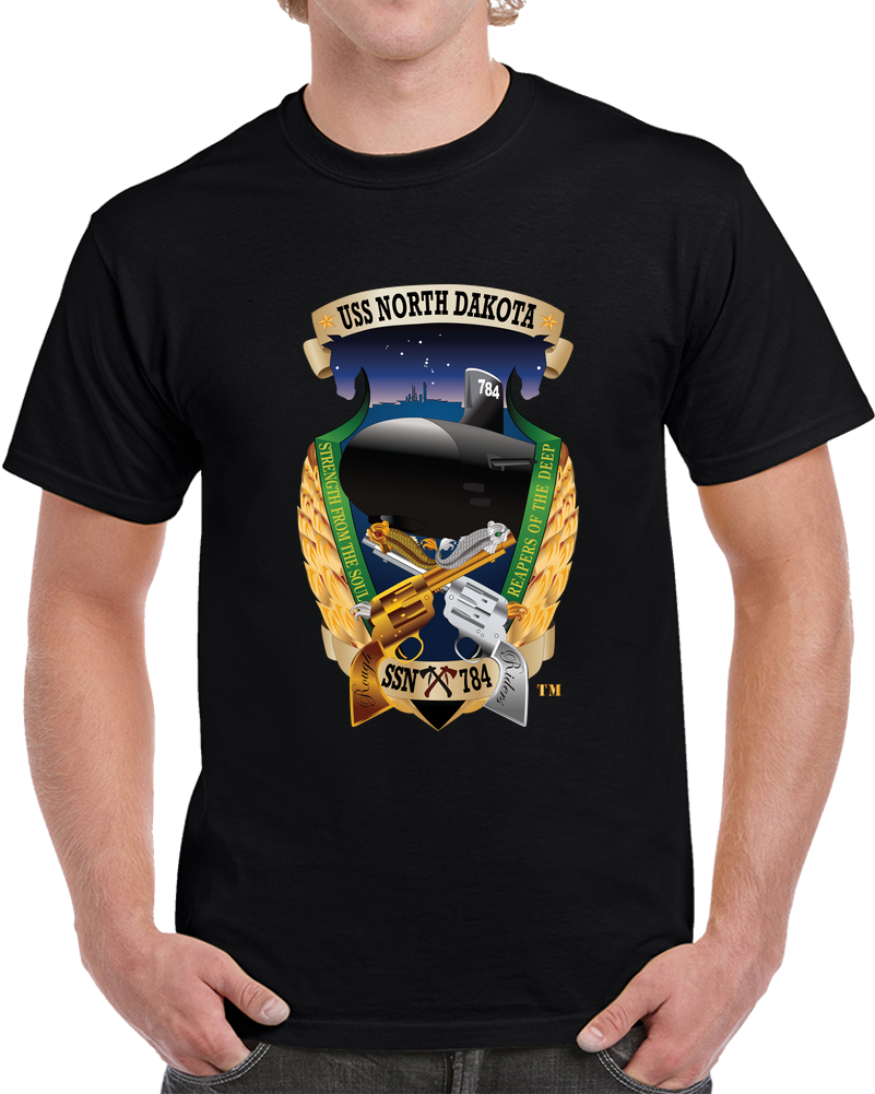 Navy - USS North Dakota (SSN-784) Wo Txt X 300 T Shirt