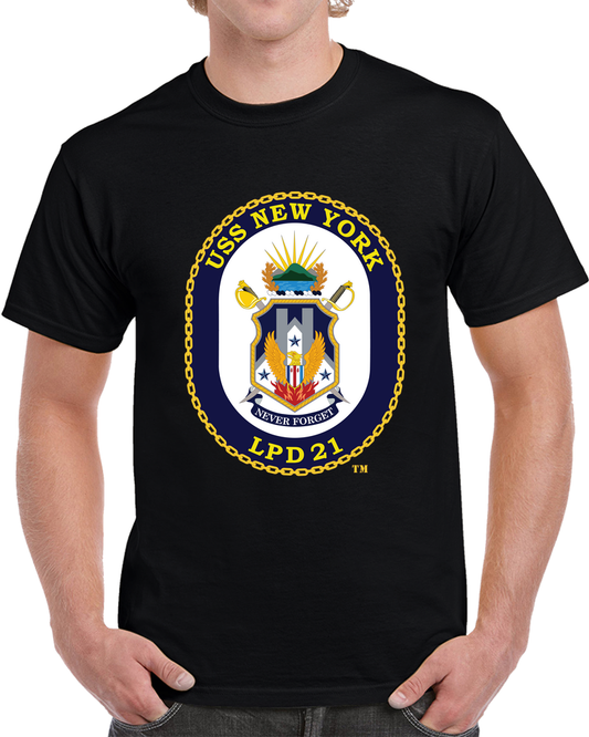 Navy - USS New York (LPD-21) Wo Txt X 300 T Shirt