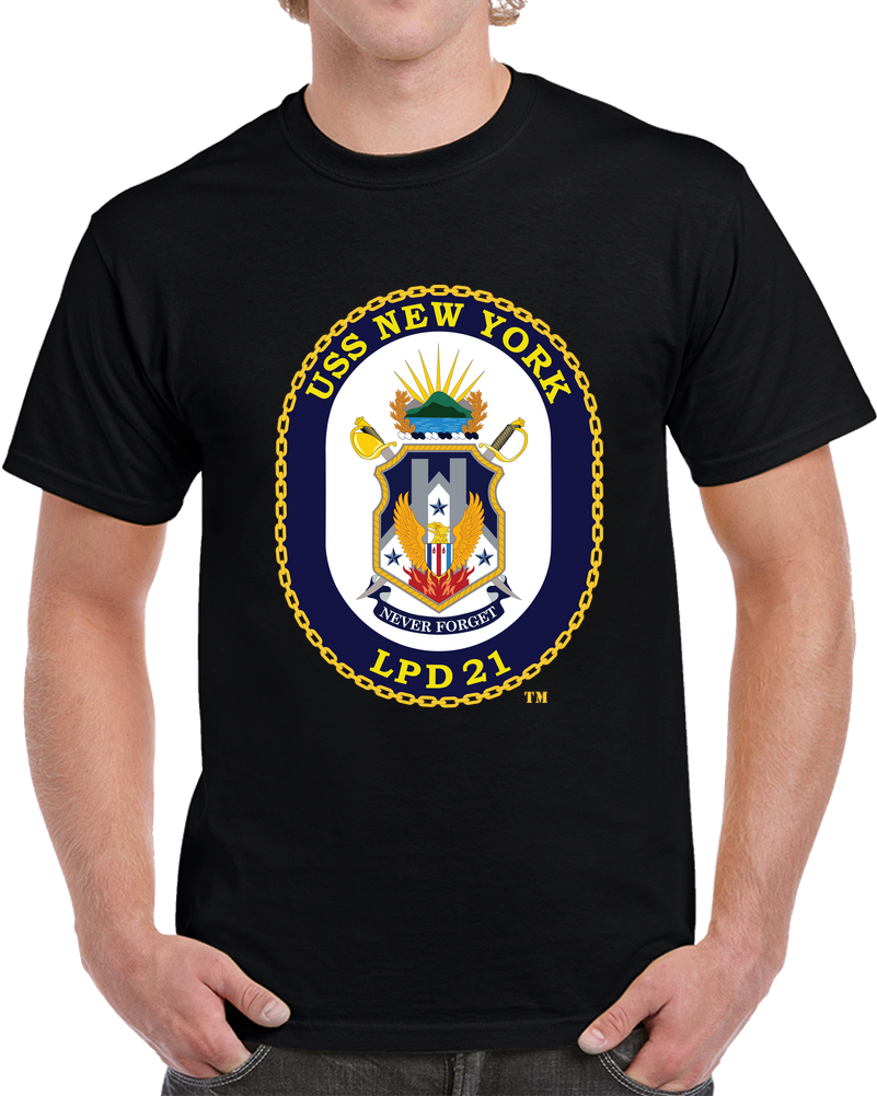 Navy - USS New York (LPD-21) Wo Txt X 300 T Shirt