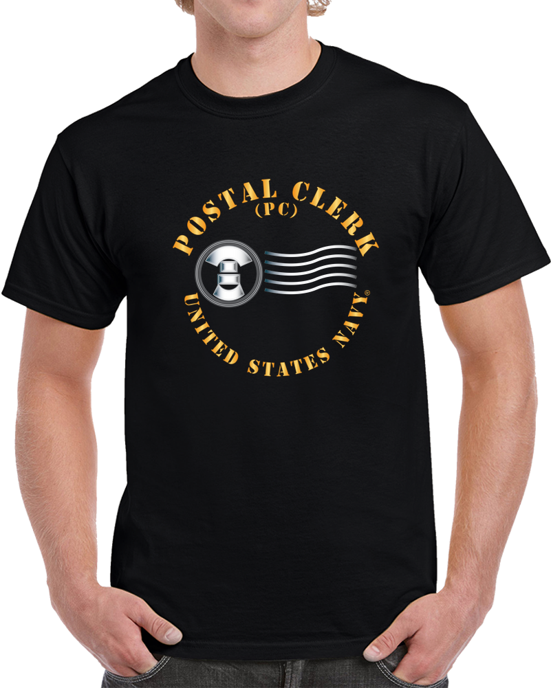 Navy - Rate - Postal Clerk (PC) T Shirt
