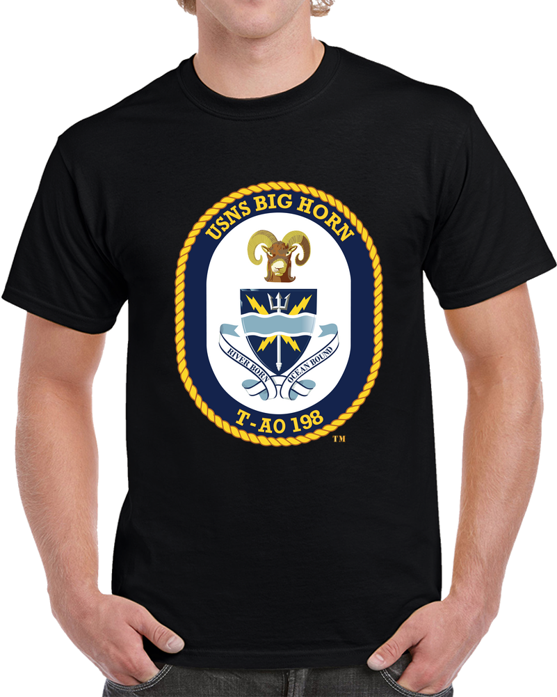 Navy - USNS Big Horn (T-AO 198) Wo Txt T Shirt