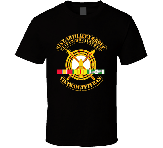41st Artillery Group (Field Artillery) w SVC Ribbon T Shirt
