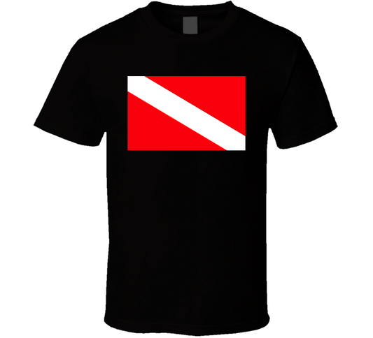 Diver Down - Flag T Shirt