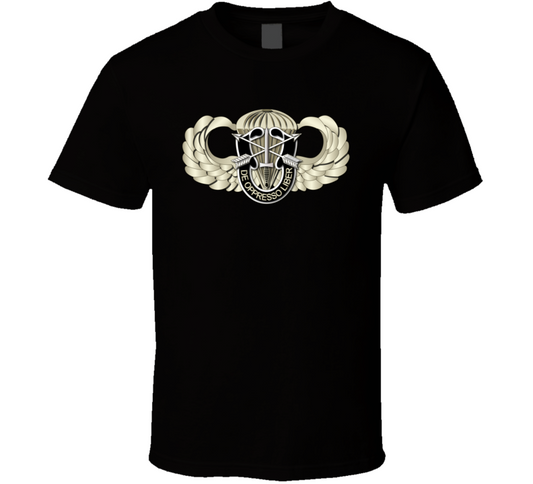 SOF - Airborne Badge - SF - DUI T Shirt