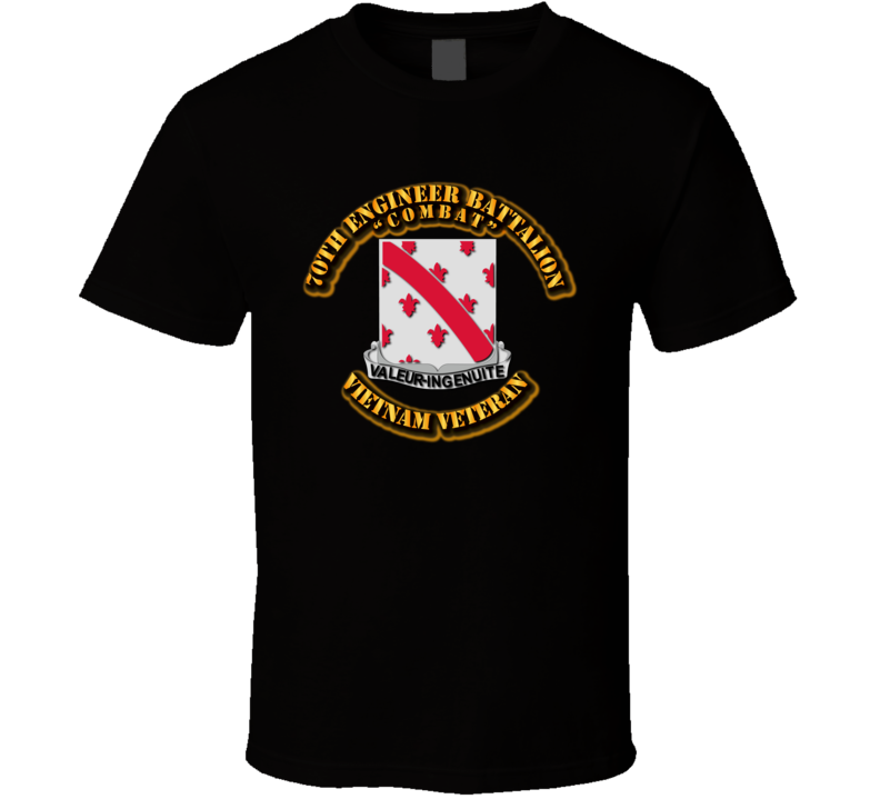 DUI - 70th Engineer Battalion No Ribbon T Shirt