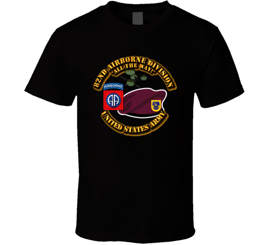 82nd Airborne Div - Beret - Mass Tac - 504th Infantry T Shirt