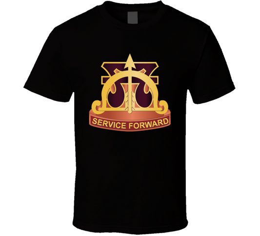 Army 48th Trans Grp w SVC Ribbon No Text T Shirt