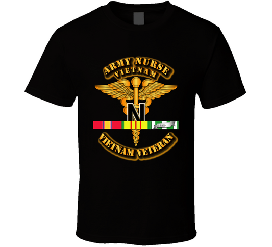 Nurse w Vietnam SVC Ribbons T Shirt