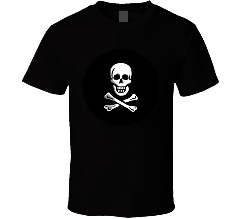 Jolly Roger Skull and Cross bones T Shirt