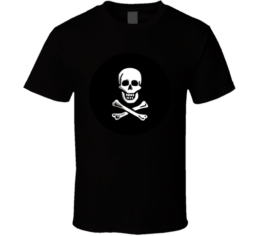 Jolly Roger Skull and Cross bones T Shirt