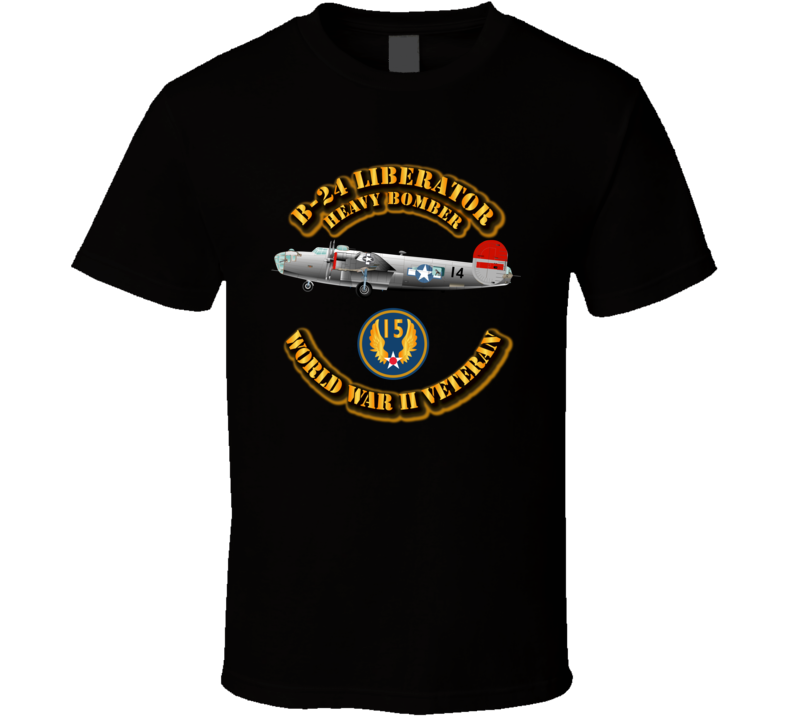 AAC - 461 BG - B-24 - 15th AF T Shirt