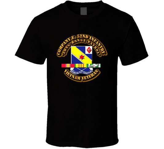 Company E, 52nd Infantry w SVC Ribbon T Shirt
