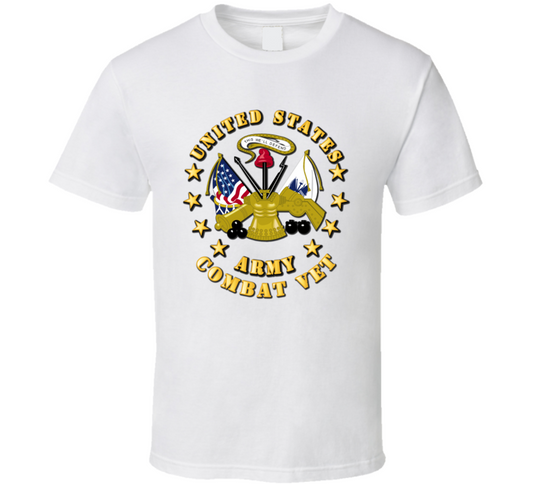 T-Shirt - Emblem - US Army Center - Combat Veteran