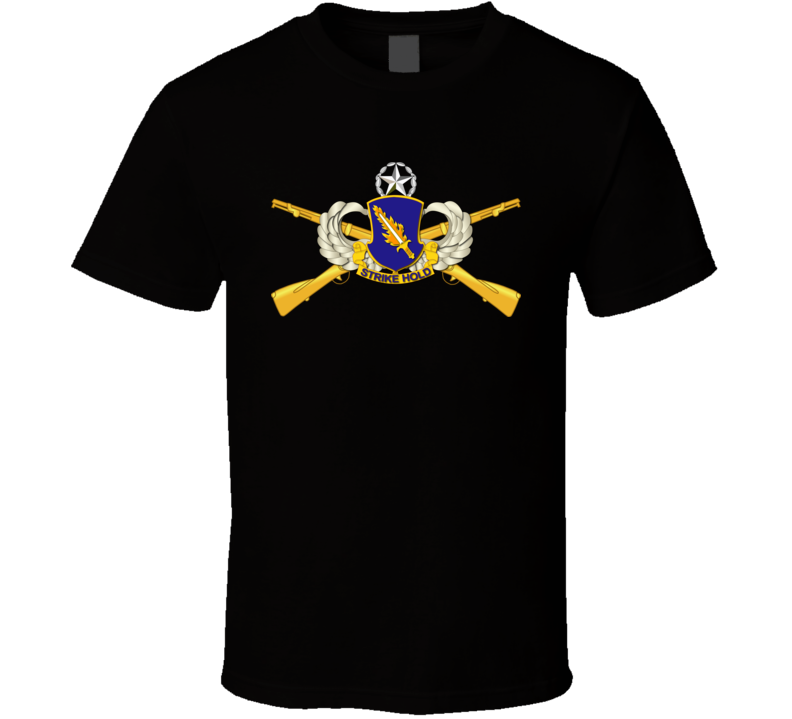 Army - Airborne Badge - 504th Infantry Regiment w Br - Mstr - No Txt T Shirt