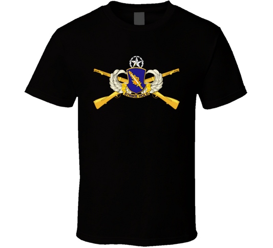 Army - Airborne Badge - 504th Infantry Regiment w Br - Mstr - No Txt T Shirt