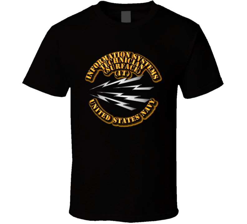 Navy - Rate - Information Systems Technician - Surface T Shirt