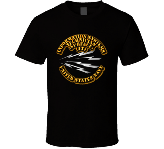 Navy - Rate - Information Systems Technician - Surface T Shirt