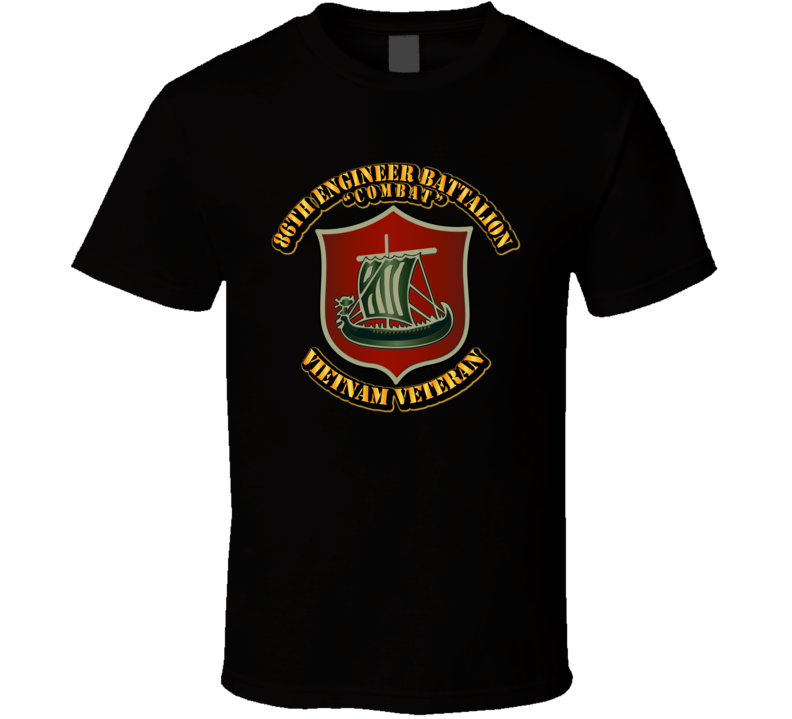 DUI - 86th Engineer Battalion (Combat) NO SVC Ribbon T Shirt