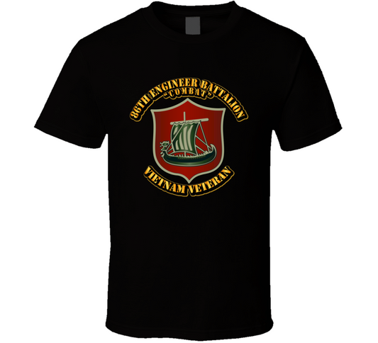 DUI - 86th Engineer Battalion (Combat) NO SVC Ribbon T Shirt