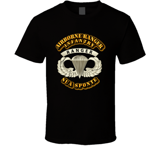 SOF - Airborne Badge - Ranger - SUA SPONTE T Shirt