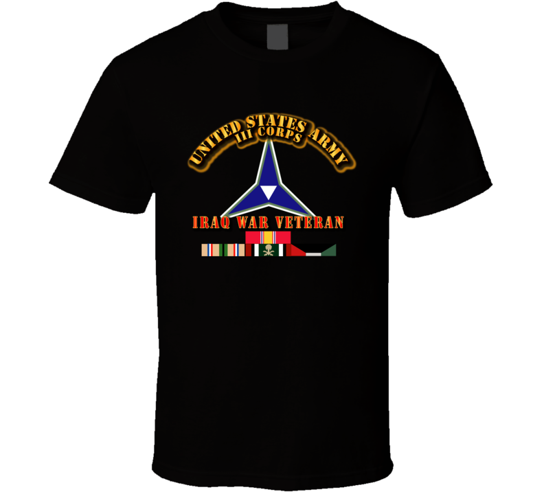 III Corps - Iraq War Veteran T Shirt