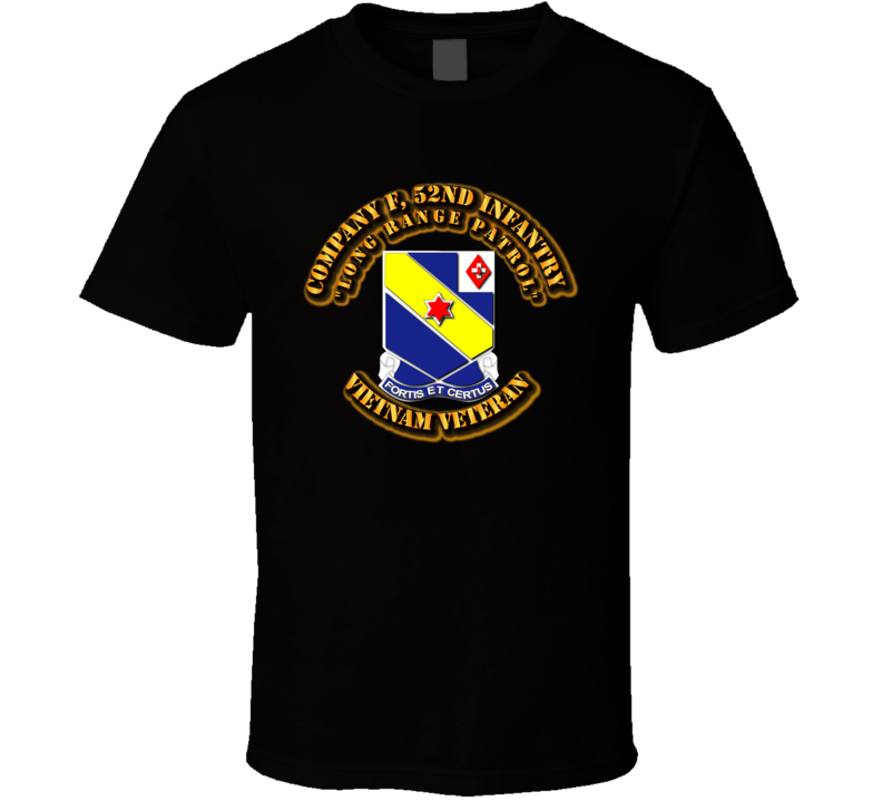 Company F, 52nd Infantry NO SVC Ribbon T Shirt