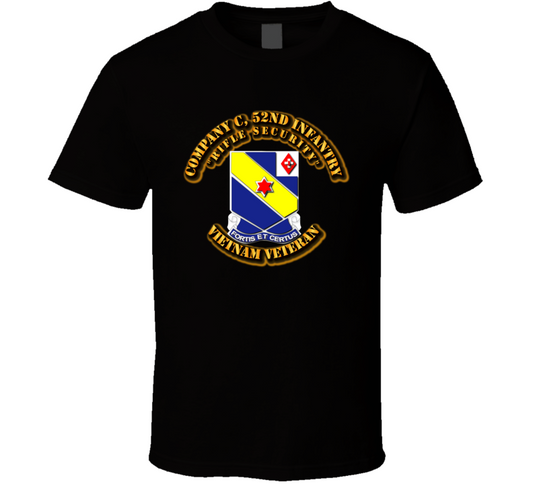 Company C, 52nd Infantry No SVC Ribbon T Shirt