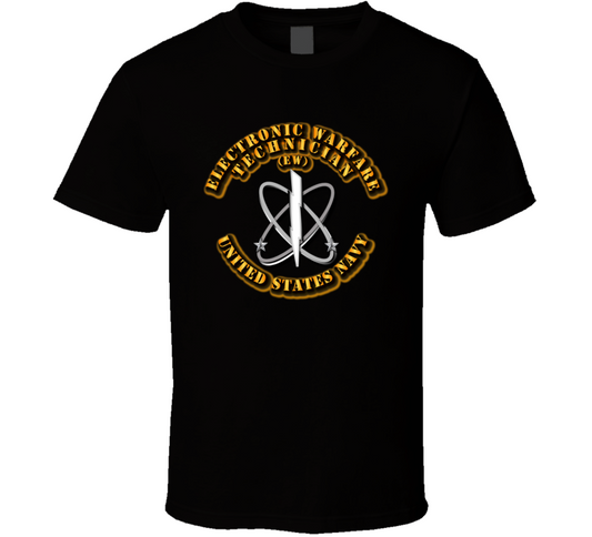 Navy - Rate - Electronic Warfare Technician T Shirt