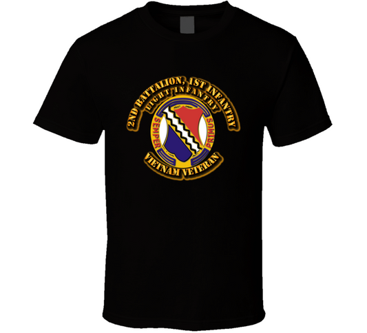 2nd Battalion, 1st Infantry No SVC Ribbon T Shirt
