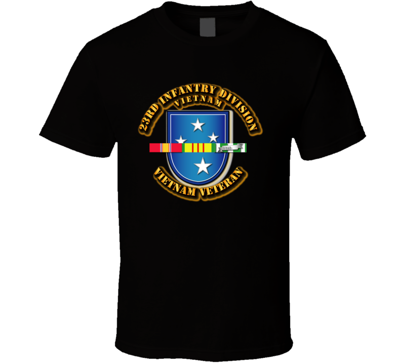 23rd Infantry Division w SVC Ribbons T Shirt