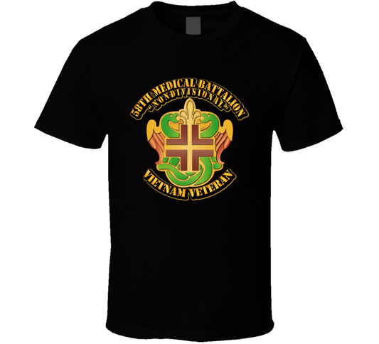 Army - 58th Medical Battalion No SVC Ribbon T Shirt